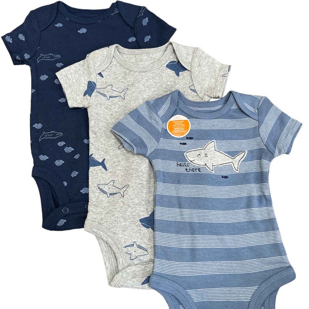 Carter’s 3 piece short sleeve bodysuits